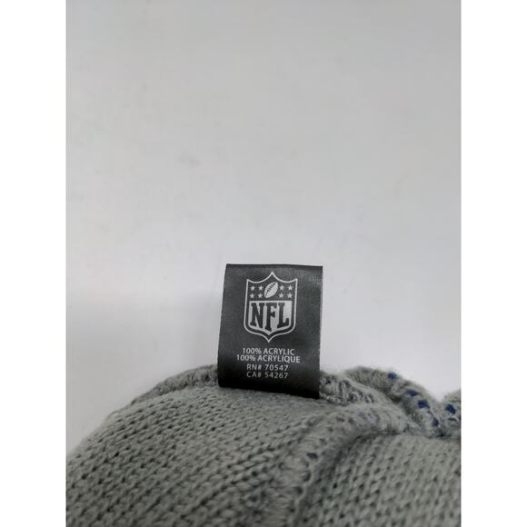 47 Brand NFL Indianapolis Colts Beanie Pom Pom OSFA Blue & Gray Embroidered - Picture 10 of 10